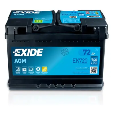 Exide AGM 12V 72Ah 760A EK720