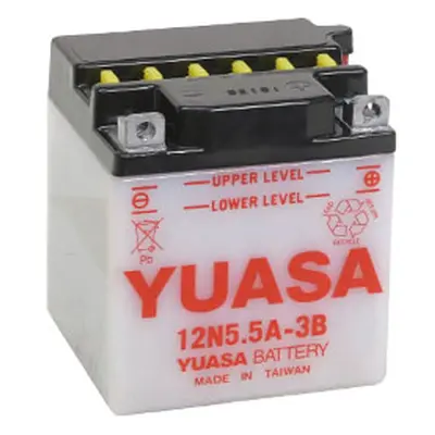 Motobaterie YUASA (originál) 12N5,5A-3B, 12V, 5,5Ah