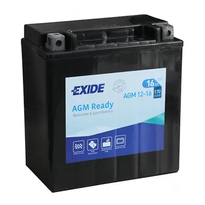 Motobaterie EXIDE BIKE AGM Ready 16Ah, 12V, AGM12-16