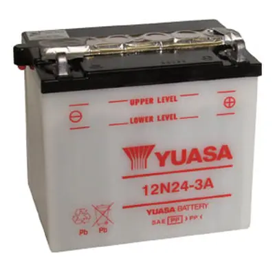 Motobaterie YUASA (originál) 12N24-3A, 12V, 24Ah