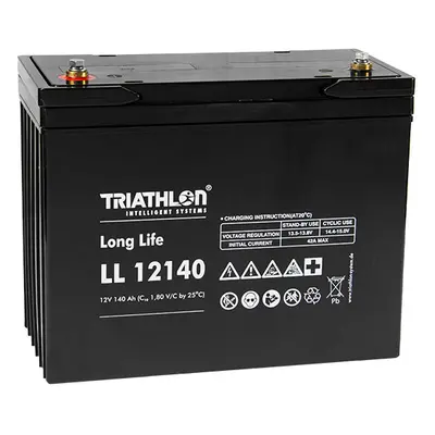 TRIATHLON LL12140 (12V - 140Ah) Záložní baterie "long life"