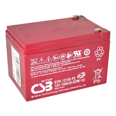 CSB 12V 15Ah EVH12150 F2