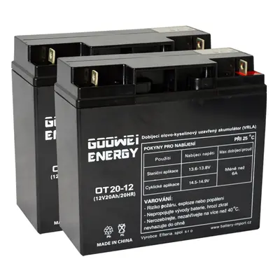 Goowei Energy OT20-12 12V 20Ah APC RBC7