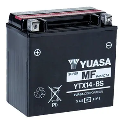 Motobaterie YUASA (originál) YTX14-BS, 12V, 12Ah