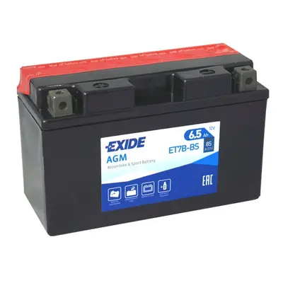 Motobaterie EXIDE ET7B-BS,12V, 6.5Ah, 85A