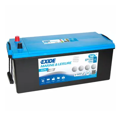 Exide Dual AGM 12V 140Ah 700A EP1200