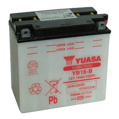 Motobaterie YUASA (originál) YB16-B, 12V, 19Ah