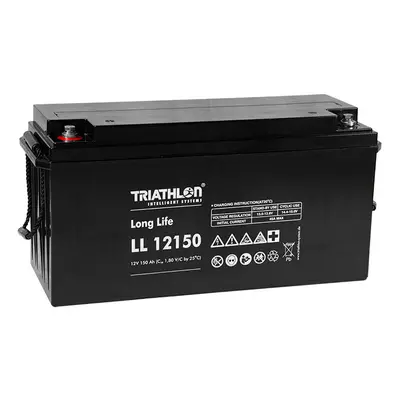 TRIATHLON LL12150 (12V - 150Ah) Záložní baterie "long life"