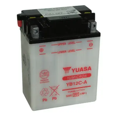 Motobaterie YUASA (originál) YB12C-A, 12V, 12Ah