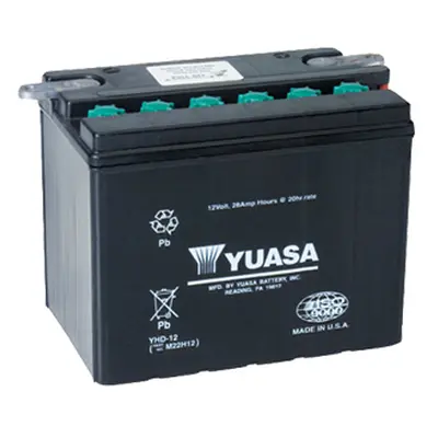 Motobaterie YUASA (originál) YHD-12, 12V, 32Ah