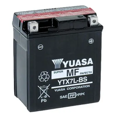 Motobaterie YUASA (originál) YTX7L-BS, 12V, 6Ah