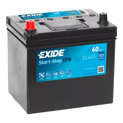 Exide Start-Stop EFB 12V 60Ah 520A EL605