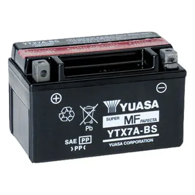 Motobaterie YUASA (originál) YTX7A-BS, 12V, 6Ah