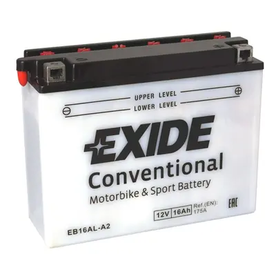 Motobaterie EXIDE BIKE Conventional 16Ah, 12V, EB16AL-A2