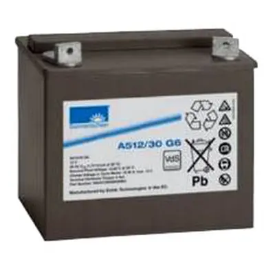 Gelový trakční akumulátor SONNENSCHEIN A512/30 G6, 12V, 30Ah