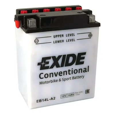 Motobaterie EXIDE BIKE Conventional 14Ah, 12V, EB14L-A2 / 12N14-3A