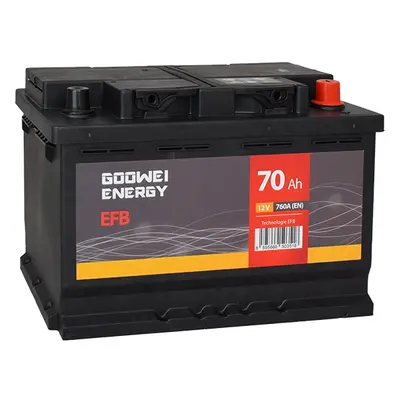 GOOWEI ENERGY 12V 70Ah 760A EFB70