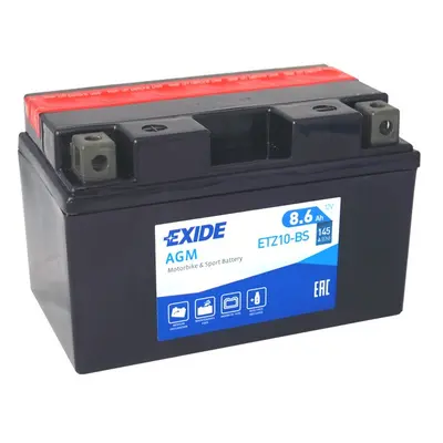 Motobaterie EXIDE ETZ10-BS, 12V, 8.6Ah, 145A