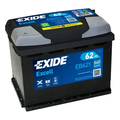 Exide Excell 12V 62Ah 540A EB621