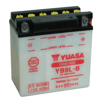 Motobaterie YUASA (originál) YB9L-B, 12V, 9Ah