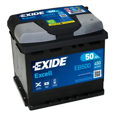 Exide Excell 12V 50Ah 450A EB500