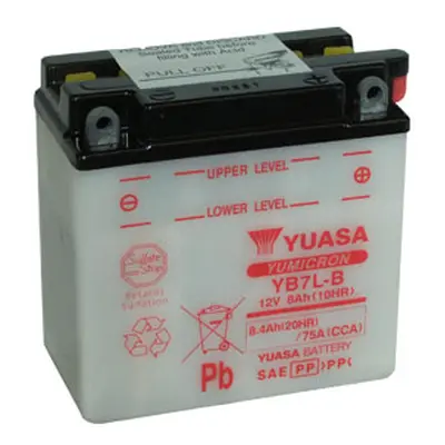 Motobaterie YUASA (originál) YB7L-B, 12V, 8Ah