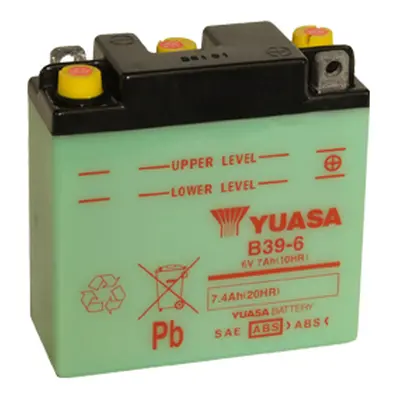 Motobaterie YUASA (originál) B39-6, 6V, 7Ah