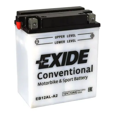 Motobaterie EXIDE BIKE Conventional 12Ah, 12V, EB12AL-A2