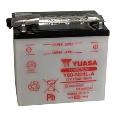 Motobaterie YUASA (originál) Y60-N24L-A, 12V, 28Ah