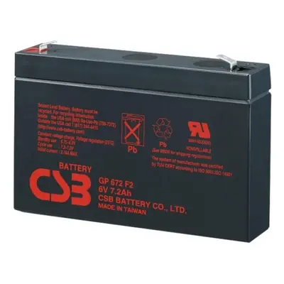 CSB 6V 7,2Ah GP672