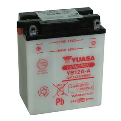 Motobaterie YUASA (originál) YB12A-A, 12V, 12Ah