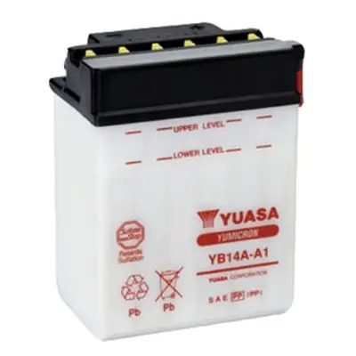 Motobaterie YUASA (originál) YB14A-A1, 12V, 14Ah