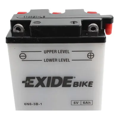 Motobaterie EXIDE BIKE Conventional 6Ah, 6V, 6N6-3B-1