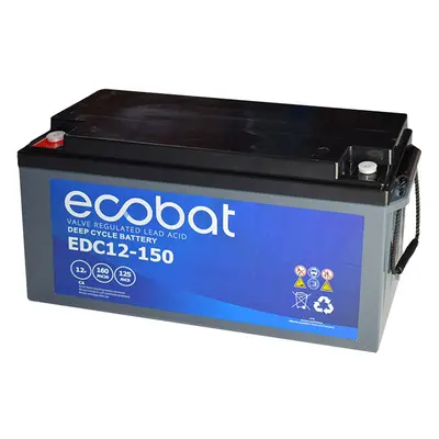 Ecobat Trakční baterie EDC12-150, 160Ah, 12V