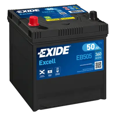 Exide Excell 12V 50Ah 360A EB505