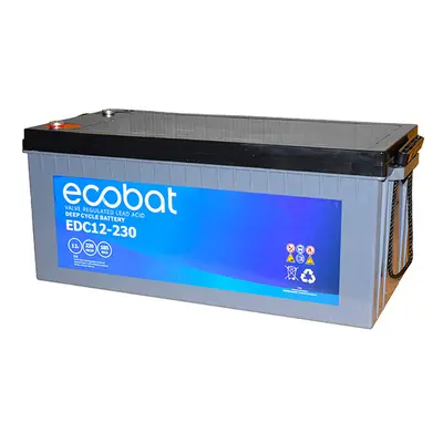 Ecobat Trakční baterie EDC12-230, 230Ah, 12V