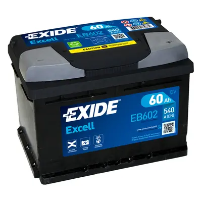 Exide Excell 12V 60Ah 540A EB602