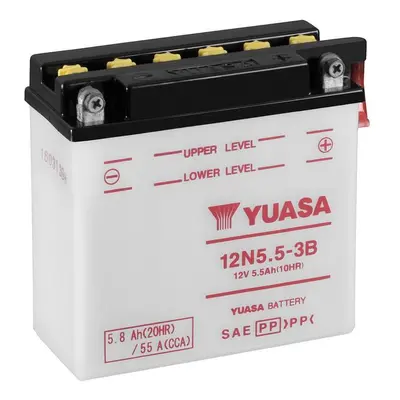 Motobaterie YUASA (originál) 12N5.5-3B, 12V, 5,5Ah