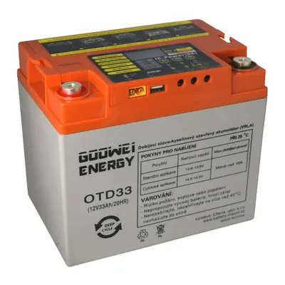 GOOWEI ENERGY OTD33 33Ah 12V