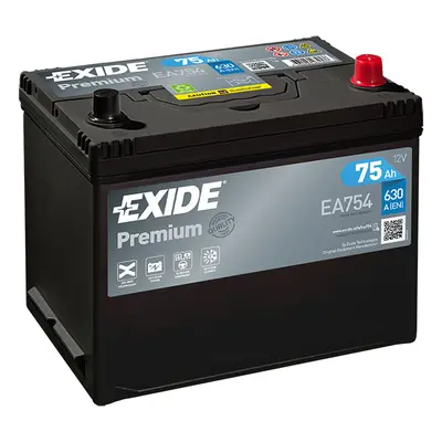 Exide Premium 12V 75Ah 630A EA754