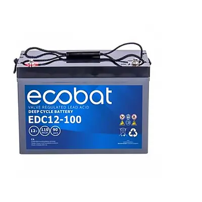 Ecobat Trakční baterie EDC12-100, 110Ah, 12V