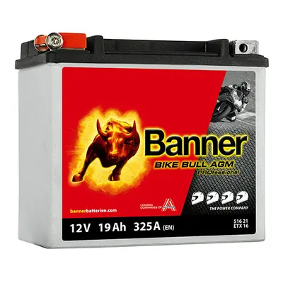 Motobaterie Banner Bike Bull AGM PRO 51621 / BETX 16, 19Ah, 12V