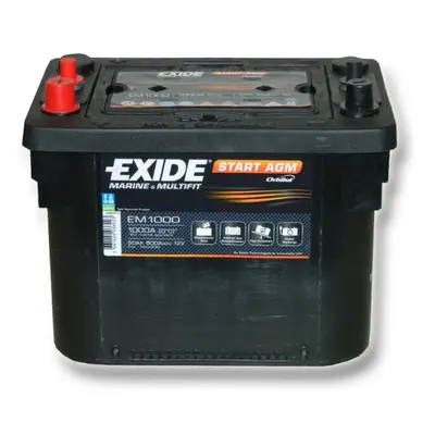 EXIDE START AGM 12V 50Ah 800A EM1000