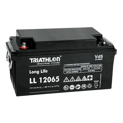 TRIATHLON LL12065 (12V - 65Ah) Záložní baterie "long life"