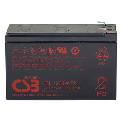 CSB 12V 9Ah HRL1234W F2