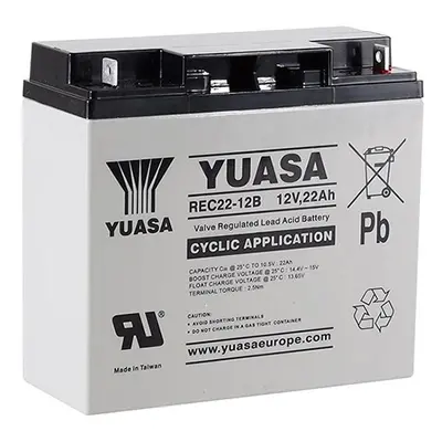 YUASA REC22-12B 12V 22Ah