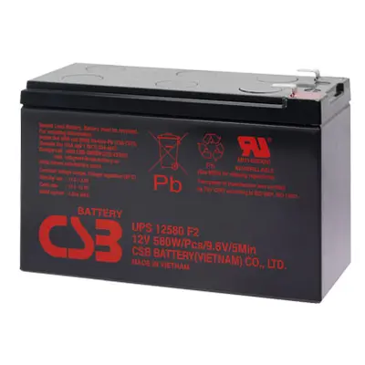 CSB 12V 9Ah UPS12580 F2