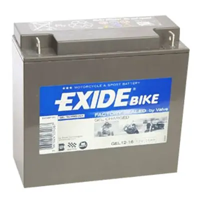 Motobaterie EXIDE BIKE GEL 16Ah, 12V, GEL12-16