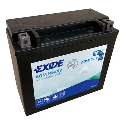 Motobaterie EXIDE BIKE AGM Ready 18Ah, 12V, AGM12-19 (YTX20L-BS)