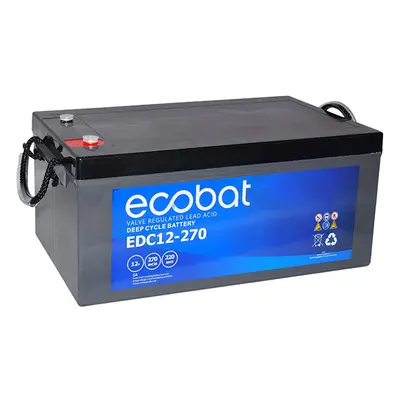 Ecobat Trakční baterie EDC12-270, 270Ah, 12V